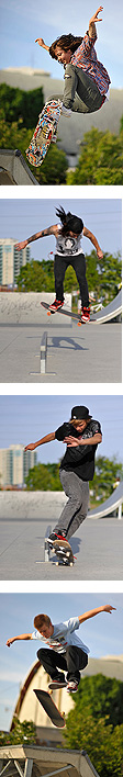 skateboarders